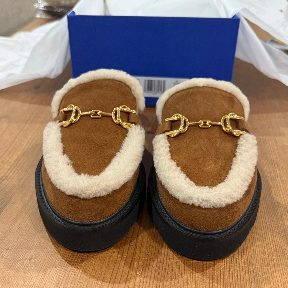 Stuart Weitzman Shearling Mule - Picture 3 of 11